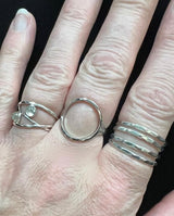 Sterling Silver Circle Ring