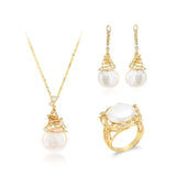 Anastasia Sterling Silver Pearl Pendant Necklace