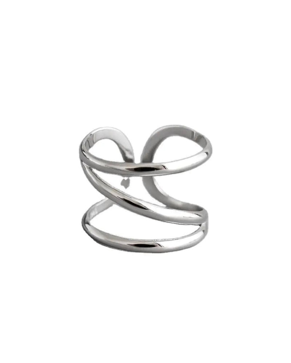 Sterling Silver Linear Ring