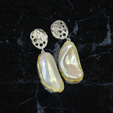 Sterling Silver Pearl Aphrodite Earrings