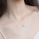 Sterling Silver Ginkgo Leaf Endurance Necklace