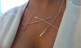 Sterling Silver Freida Bar Necklace
