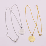 Sterling Silver Grateful Mandala Pendant Necklace