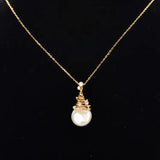 Anastasia Sterling Silver Pearl Pendant Necklace
