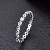 Sterling Silver Melinda Eternity Band Ring