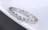 Sterling Silver Melinda Eternity Band Ring