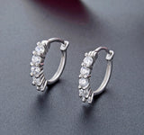Sterling Silver Huggie Hoop Earring