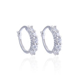 Sterling Silver Huggie Hoop Earring