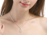 Sterling Silver Sun Burst Pendant Necklace