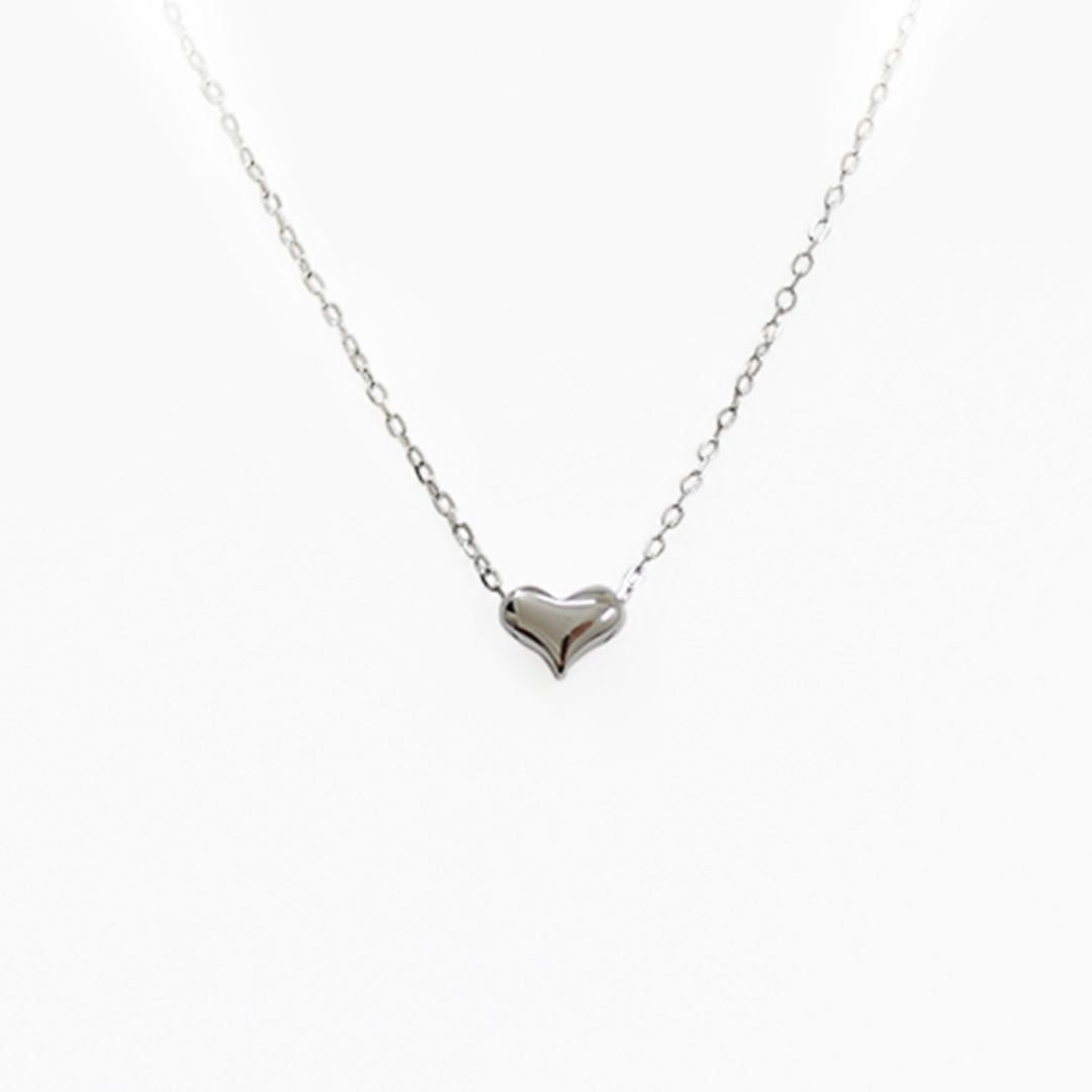 Sterling Silver Heart of Love Necklace – ASMISTYLE