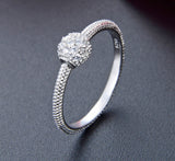 Sterling Silver Veronica Braided Ball Ring