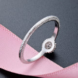 Sterling Silver Veronica Braided Ball Ring