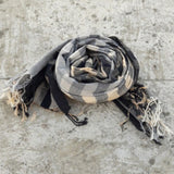 Fair Trade Black & Cream Sukrit Scarf