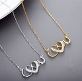 Sterling Silver I Love You Necklace