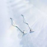 Sterling Silver Arrow Threader Earrings