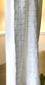 Fair trade White & Gold Elsa Scarf