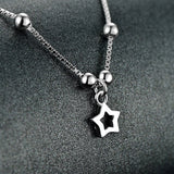 Sterling Silver Star Anklet
