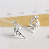 Sterling Silver Olive Leaf Ear Cuffs