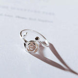 Sterling Silver Flower Ring
