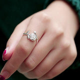 Sterling Silver Flower Ring