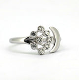 Sterling Silver Moon & Star Ring