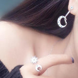 Sterling Silver Star & Moon Ring