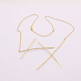 Sterling Silver Freida Bar Necklace