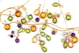 Sterling Silver Gemstone Pendant Necklace