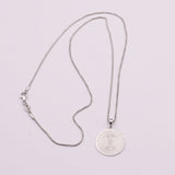 Sterling Silver Prosperous Mandala Pendant Necklace