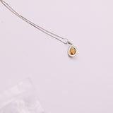 Sterling Silver Gemstone Pendant Necklace