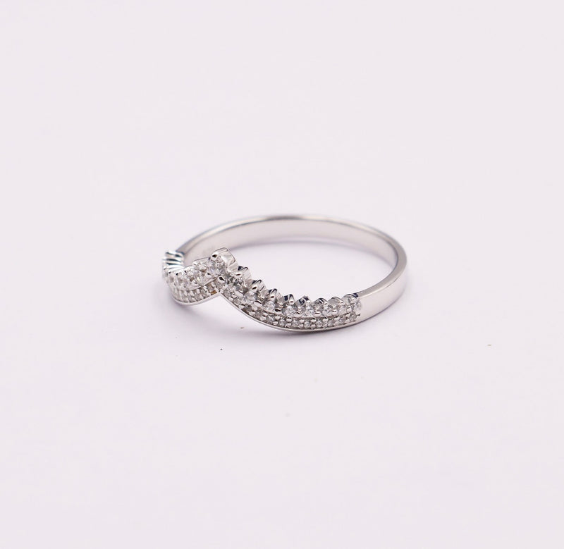 Sterling Silver Crown Ring