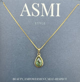Sterling Silver Gemstone Pendant Necklace