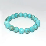 Natural Turquoise Stone Bead Bracelet