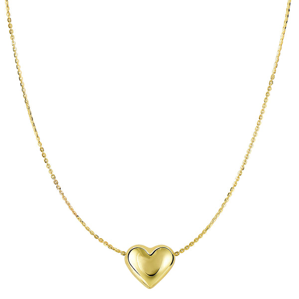 Sterling Silver Heart of Love Necklace