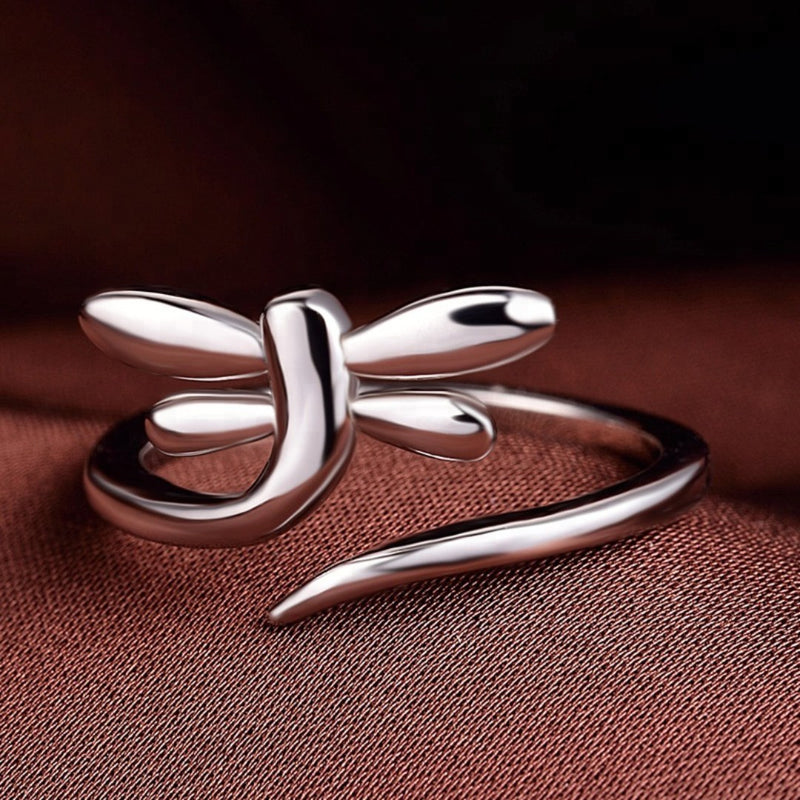 Sterling Silver Dragon Fly Ring