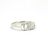 Sterling Silver Forever Yours Double Infinity Ring