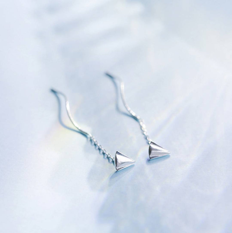 Sterling Silver Arrow Threader Earrings