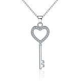 Sterling Silver Key To My Heart Pendant