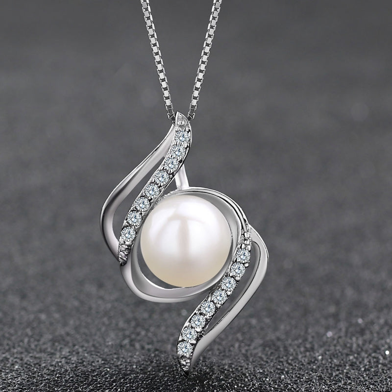 925 Sterling Silver Necklace | 925 Sterling Silver Pendant - Fashion White  Natural - Aliexpress
