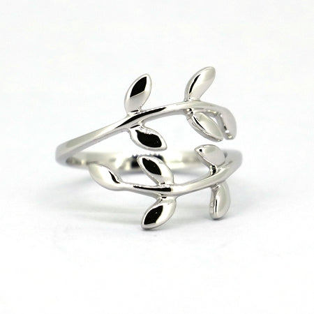 Sterling Silver Olive Leaf Ring