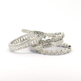 Sterling Silver Lacey Lace Eternity Band Ring