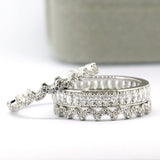 Sterling Silver Marquise Eternity Band Ring
